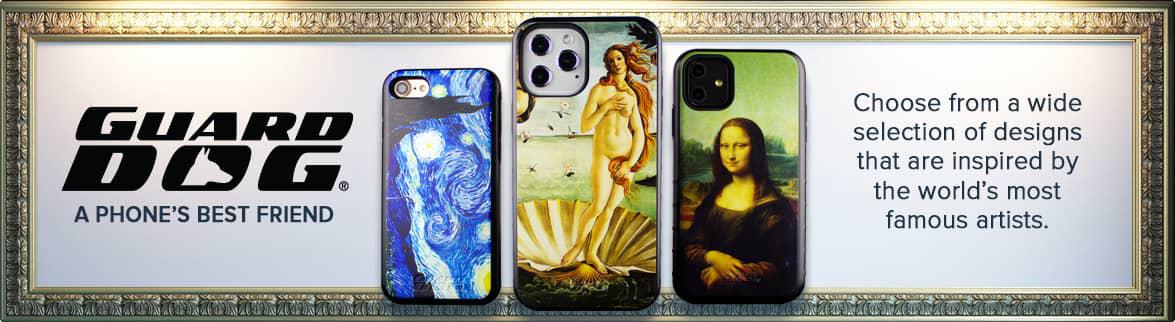 Choose a phone case wit the worlds most famous artists